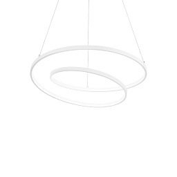 304540 Ideal lux Dali подвесной светильник кольцевой формы с белым рассеивателем