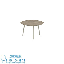 STYLETTO STANDARD ОБЕДЕННЫЙ СТОЛ Ø 120 СМ АЛЮМИНИЕВЫЕ НОЖКИ ГРИБ КЕРАМИЧЕСКАЯ СТОЛ TERRA SABBIA Royal Botania