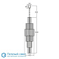 Column люстра Bella Figura CL421 40 CLEAR