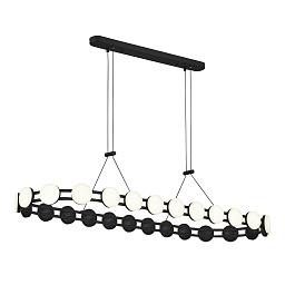 SL6610.403.26 ST-Luce Monro подвесная люстра с металлическим каркасом и множеством круглых плафонов