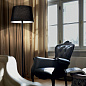 110240 Ideal Lux LONDON PT1 NERO торшер черный — фото 1