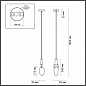 4372/5L Odeon Light Lia подвесной светильник 5W 200lm 3000K — фото 4