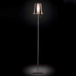 4127 Leucos Cloche торшер с цилиндрическим абажуром из полупрозрачного стекла