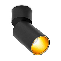 Потолочные светодиодные светильники Led technology SPY N 13.30 W черный + золотой