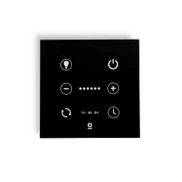 33988 Faro Barcelona Remotes and receivers Настенная панель управления для вентилятора чёрная