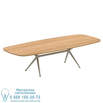 СТОЛ EXES 300X120 СМ С АЛЮМИНИЕВЫМИ НОЖКАМИ ПЕСОК - СТОЛШНЯ СТОЛА ИЗ ТИКА Royal Botania