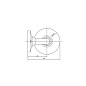 N010DBRHGL38 Tekna DOCKLIGHT Настенный светильник NAUTIC Wandlamp - Бронзовый (темный) - Стекло (прозрачное) - РОЗЕТКА — фото 1
