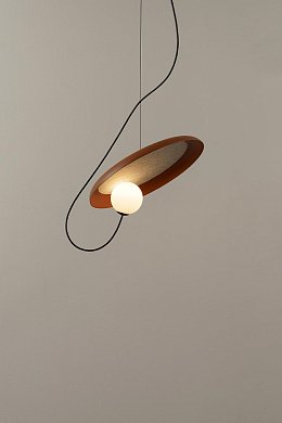 Подвесной светильник Milan Iluminacion Wire 38, медный металлик
