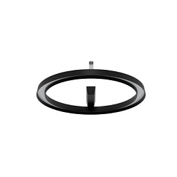 9325 Linea Light Group Lira потолочный уличный светильник с кольцевым корпусом чёрного цвета
