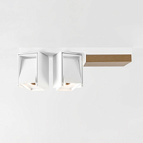 Rektor Surface Adjustable 78x78 2x LED Medium 1-10V/Push-Dim DI -