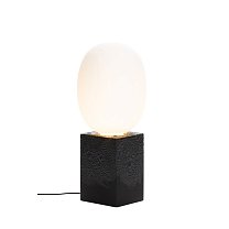 Magma One High, белое матированное стекло, чёрное основание