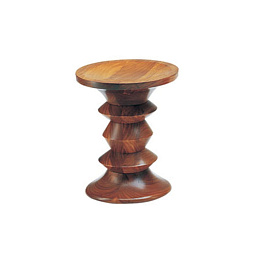 41235501 Vitra Stool Табурет резной деревянный тёмный орех А