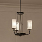 Vetivene 3 Light Chandelier Textured Black люстра 52450BKT Kichler