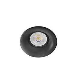 43409 Faro Barcelona NEON встраиваемый светильник чёрный с отражателем