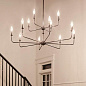 Pallas 42.75" 12 Light Chandelier Black люстра 52518BK Kichler — фото 2