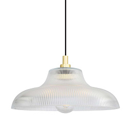 MLBP016 Mullan Lighting Aquarius подвесной светильник с широким призматическим стеклянным плафоном
