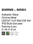 605801 GIORNO Novaluce светильник LED E27 1x12W IP20