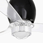 32027WW-10 Faro MINI ETERFAN люстра-вентилятор SMART WIZ со светом 17W чёрный матовый Ø1280 3 лопасти — фото 2