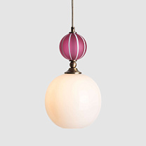 Striped Pop Light Standard рубиновый-белая полоска
