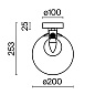 MOD521WL-01G3 Maytoni Basic form Настенный светильник 20W Золото — фото 2