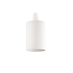 242569 Ideal lux Liscio подвесной светильник с цилиндрическим корпусом белого цвета