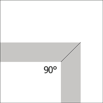 SRL 70 - CORNER 90° 389 01 06 06