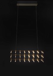 Подвесной светильник Universe Square Double Quasar, никель 11-8343-1E