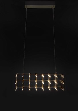 Подвесной светильник Universe Square Double Quasar, никель 11-8343-1E