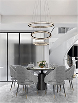 Traic Dimmable Sandy Black Aluminiun & Acrylic LED 69 Watt 220-240 Volt 3900Lm 3000K IP20 D: 51 H: 120 cm