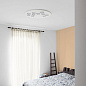 BRA10WWC12EN0 Lumen Center Brac 10 PL круглый потолочный светильник с десятью плафонами белый; хром — фото 2