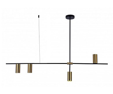 Люстра Kink Light Рия черный/бронза 07621-4,20