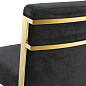 111419 Bar Stool Scott gold finish black velvet Eichholtz