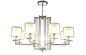 Люстра Crystal Lux NICOLAS SP-PL8 NICKEL/WHITE — фото 3