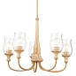 Melis 5 Light Chandelier Warm Maple люстра 52468WMP Kichler — фото 8