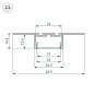 Профиль для светодиодной ленты Arlight PLS-LOCK-H15-T-HIDE — фото 1