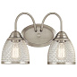 Voclain 16" 2 Light Vanity Light with Mesh Shade Brushed Nickel настенный светильник 55042NI Kichler — фото 2