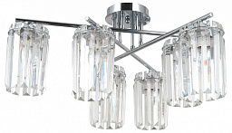 V10753-6C Moderli Everly потолочная люстра с цилиндрическими хрустальными элементами