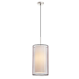 68548 Faro Barcelona SABA подвесной светильник никелевый цилиндрический
