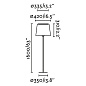 20307-86 SAVOY BLACK FLOOR LAMP BLACK LAMPSHADE торшер Faro barcelona — фото 3