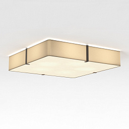 5042012 Astro lighting Elba настольный светильник с квадратным абажуром цвета шпаклёвки крупного размера