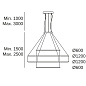 CD4J-00W9AZOU14 подвесной светильник Leds C4 Circular Inward 4 Rings (ø600 ø1200 ø1200 ø600) белый — фото 1