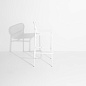 M0745409 WEEK-END Petite Friture Барный стул садовый металлический белый H80 — фото 3