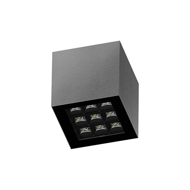 Уличный потолочный светильник Edge C SQ Dark Ghidini GH0705