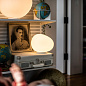 FN168031E_10 Foscarini Gregg Midi TL дизайнерский настольный светильник из выдувного стекла сатиновый белый — фото 1