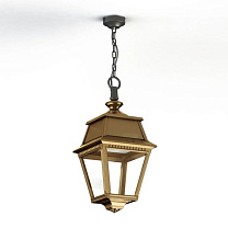 Avenue 2 N° 1; Clear glass Built-in LED 2700°K warm white 13W; Tinted lacquered brass