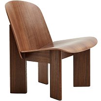 Chisel Lounge Chair, орех, лак на водной основе