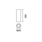 QA19 Laser iGuzzini Ø75 Tech - DALI - Flood Beam - White/Black — фото 1
