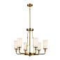 Vetivene 6 Light Chandelier Natural Brass люстра 52451NBR Kichler