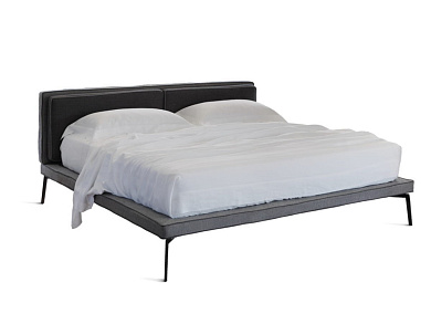 Capri Двуспальная кровать с тканевой обивкой Casamania & Horm