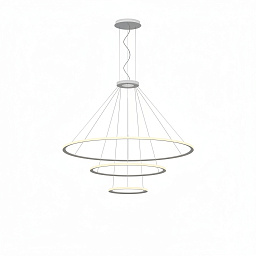 CD4H-00V9AZRU14 Leds C4 Circular подвесная люстра с кольцами белого цвета